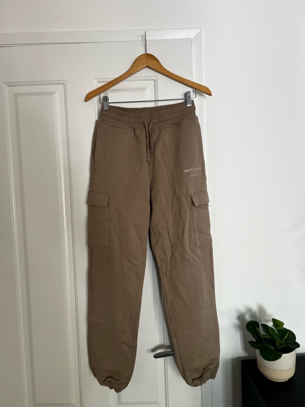 Oner Active Brown Cargo Jogger Pants